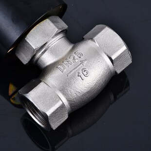 304不锈钢蒸汽内螺纹电磁阀220v24v耐高温电磁阀控制阀DN15