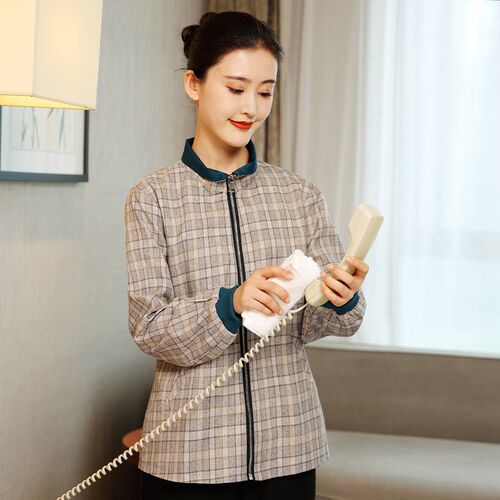 衣研堂保洁员工作服长袖秋冬套装女物业酒店商场清洁阿姨大码工装
