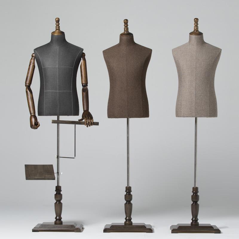 直销新款服装店模特道具男全身橱窗西服展示人体模特衣架半身黑色