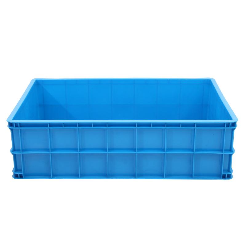 直销新款长方形特大号承重型塑料周转箱HDPE加厚一米箱塑胶水产养