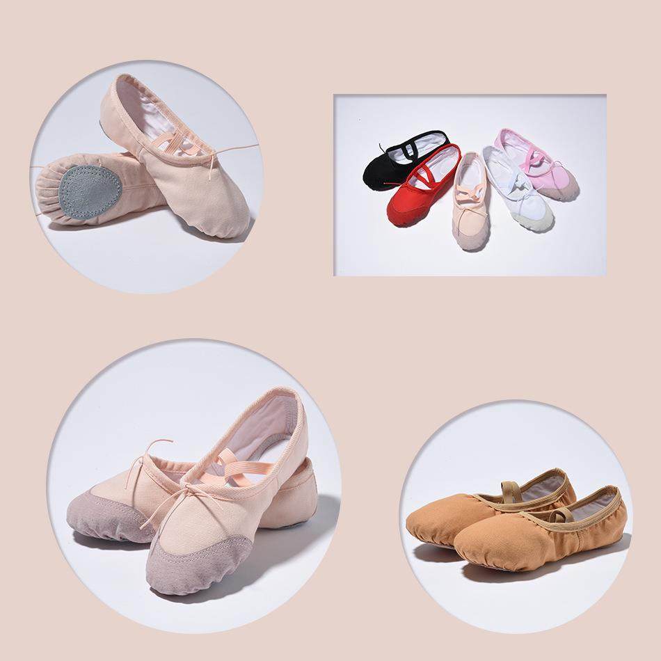 直销新款儿童舞蹈鞋女软底练功跳舞皮头男童幼儿猫爪成人形体中国