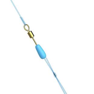 直销新款硅胶子线夹 快速子线连接器 防缠绕高速美式子线夹 钓鱼