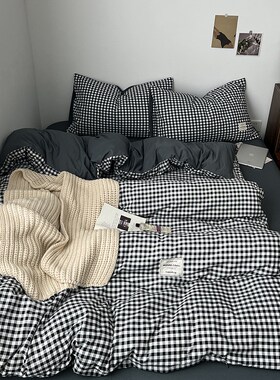 单件150x200x230cm被套三件套水洗棉被罩被单人学生宿舍180*220cm