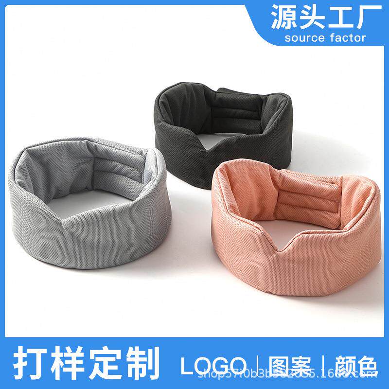 新款直销眼罩耳罩一体睡眠耳套耳包睡眠头套午睡秋冬男女通用遮光