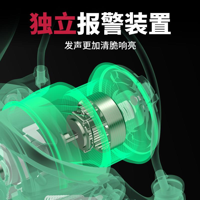 直销新款飞鹭跨境金属路亚纺车轮 双握丸浅线杯渔轮 微物鱼轮 路