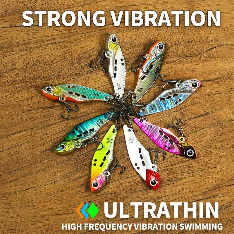 直销新款白条vib.5克微物远投路亚饵颤沉金属假饵亮片钓红眼马口