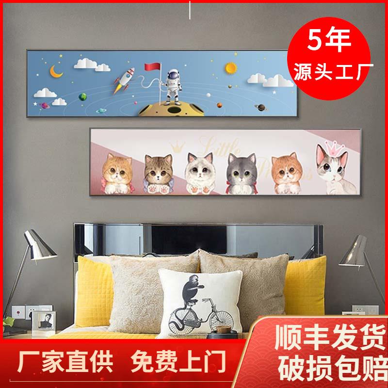 直销新款晶瓷儿童房间床头装饰画背景墙男孩女孩卧室太空宇航员卡图片