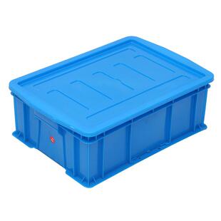 特别加厚重型450 直销新款 160塑料周转箱蓝色新料方形塑胶仓储运