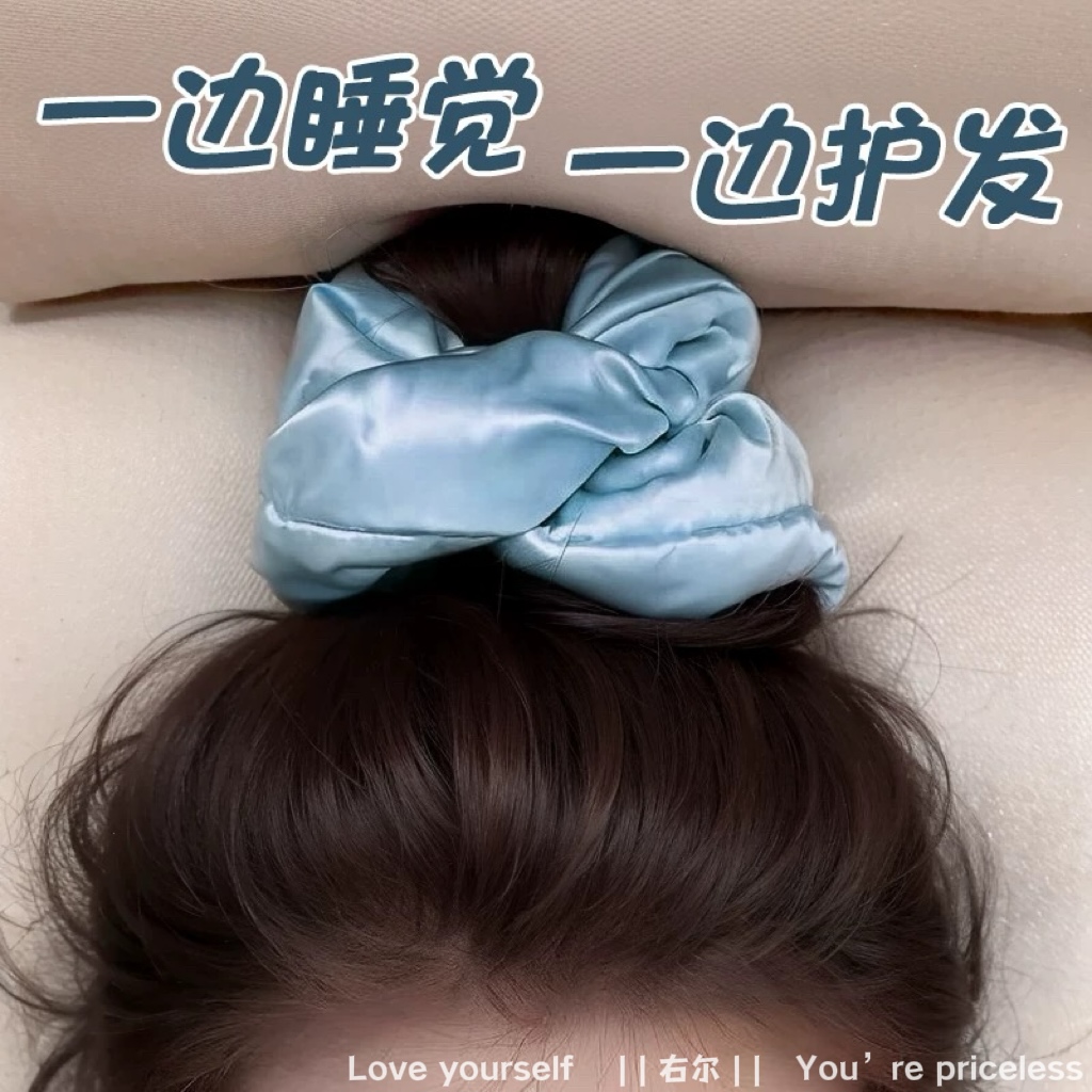 枕头大肠发圈加棉填充睡眠卷发