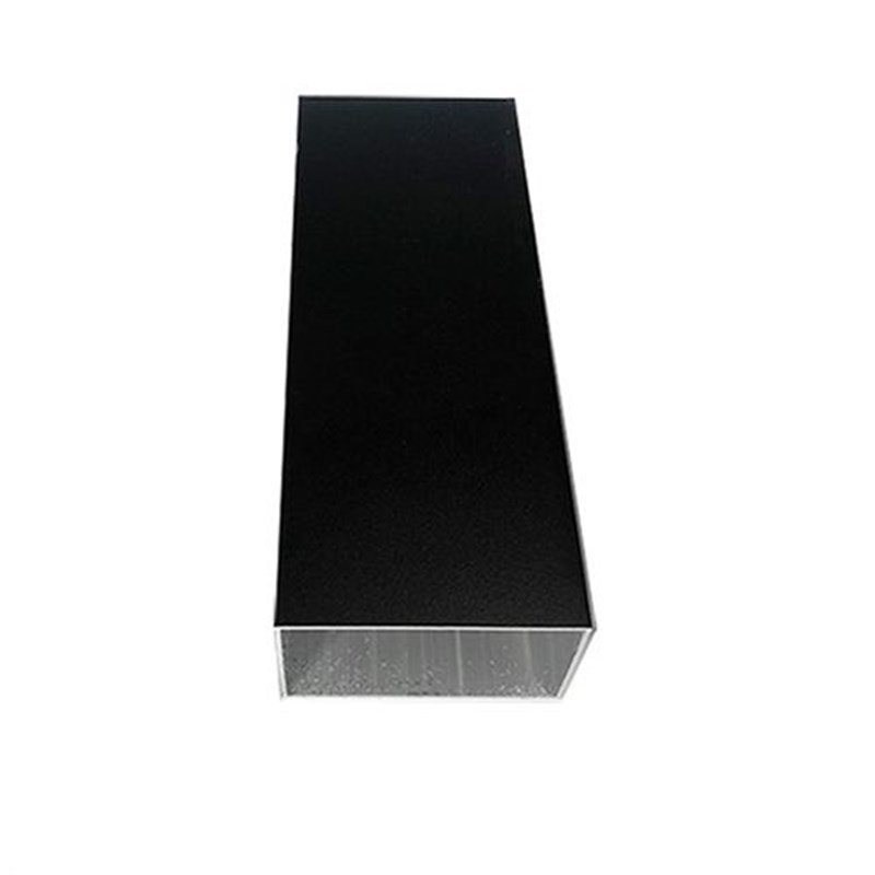 热销黑色铝合金方管20x25x30x40x50x60x80x100铝方管铝方通型材铝
