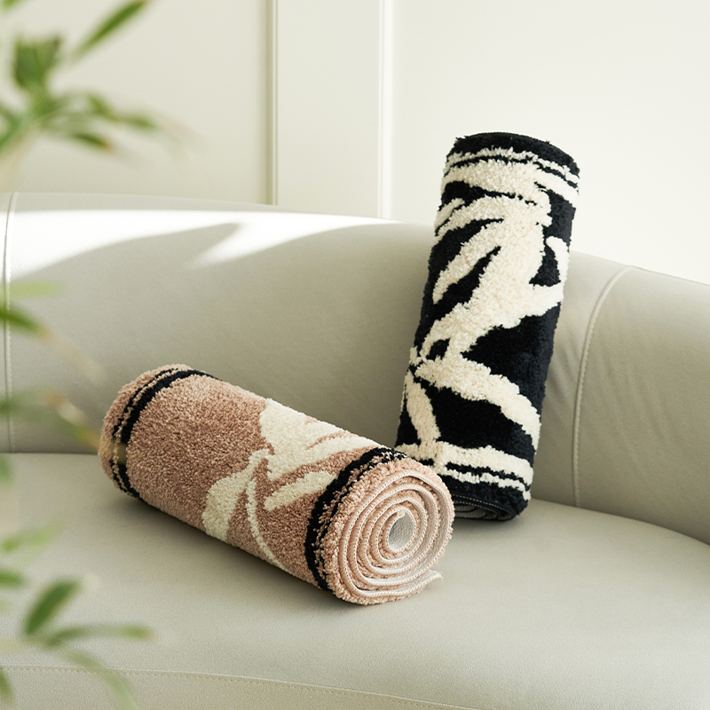 热销莫语 加长款簇绒地毯 防滑多功能ins风入户沙发床边毯 进门脚