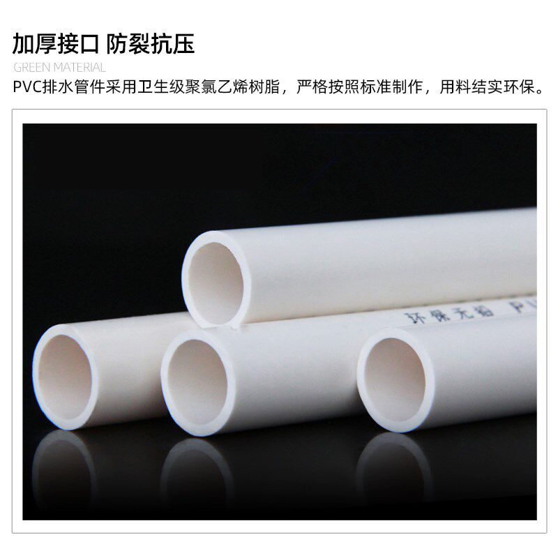 热销PVC给水管子上水管塑料管硬胶粘供水管配件20 25 32 40 50 75