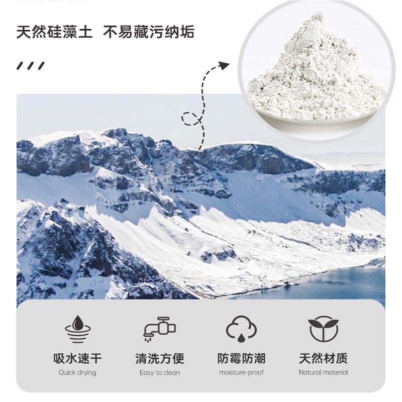 热销卫生间沥水垫台面硅藻泥吸水垫碗碟控水垫咖啡机垫桌面隔热茶
