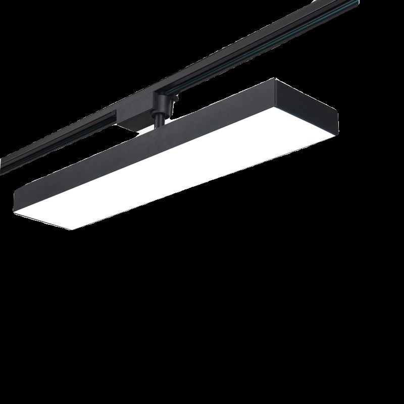 热销长条轨道灯led散光灯服装店铺商用补光超市滑轨式射灯导轨式