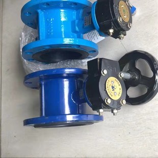 热销D341X 手动涡轮软密封法兰蝶阀DN65801001251502003008