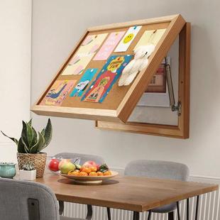 强电盖板面板软木板照片墙原木风遮挡电表箱装饰画 画弱电配电挂