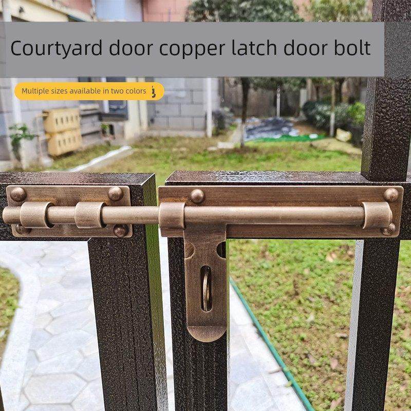 铜锁木门锁木门锁老式木门锁花园门锁户外青铜覆古门锁古董门