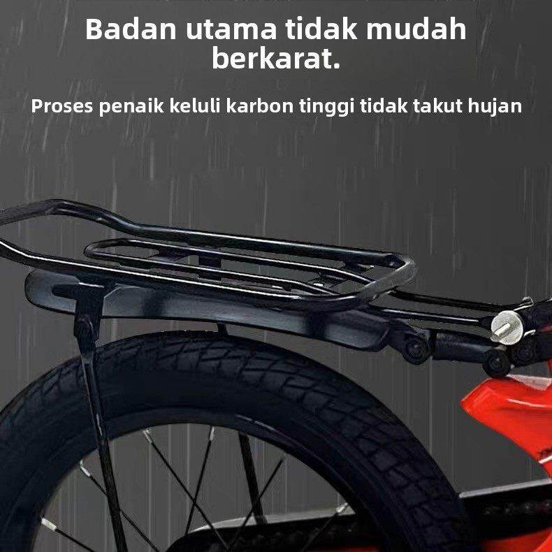 自行车小孩可载人后座架车尾架单车后架12/14/16/18/20寸单车配件