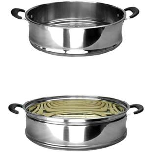 加厚加高不锈钢蒸笼竹笼屉家用竹屉蒸笼蒸笼