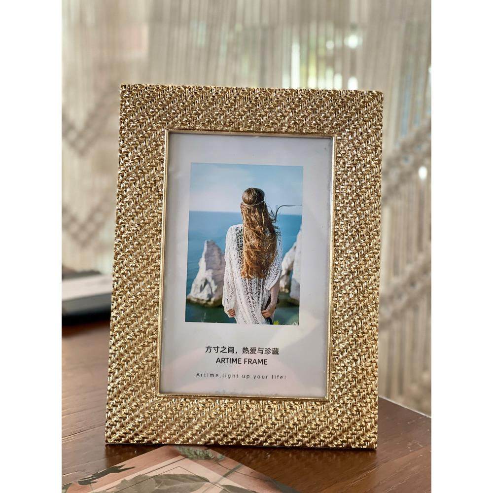 法式覆古相框摆台轻奢金属高级感餐厅装饰洗照片6寸7寸玄关柜摆件,家居饰品,相框/画框,淘宝优惠券,粉丝福利购,淘宝优惠卷