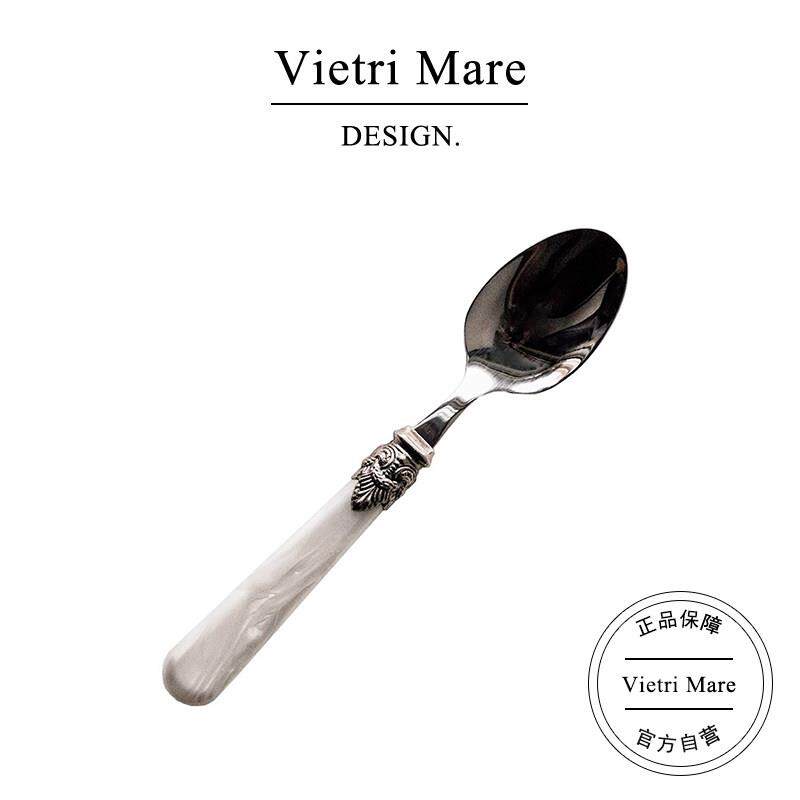 Vietri Mare西餐餐具北欧轻奢餐叉不锈钢甜品勺浮雕刀叉丨西布利