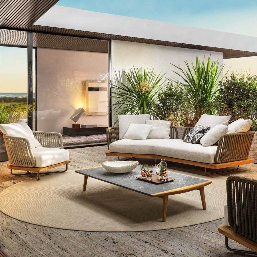 北欧户外沙发圆形椅茶几藤编露天组合温室室外庭院花园实木家俱,住宅家具,户外沙发,淘宝优惠券,粉丝福利购,淘宝优惠卷