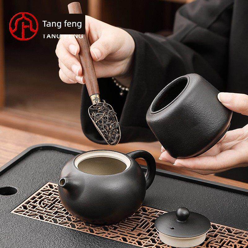 唐丰功夫茶具套装家用茶杯茶壶带茶盘轻奢高档办公茶具茶台一整套