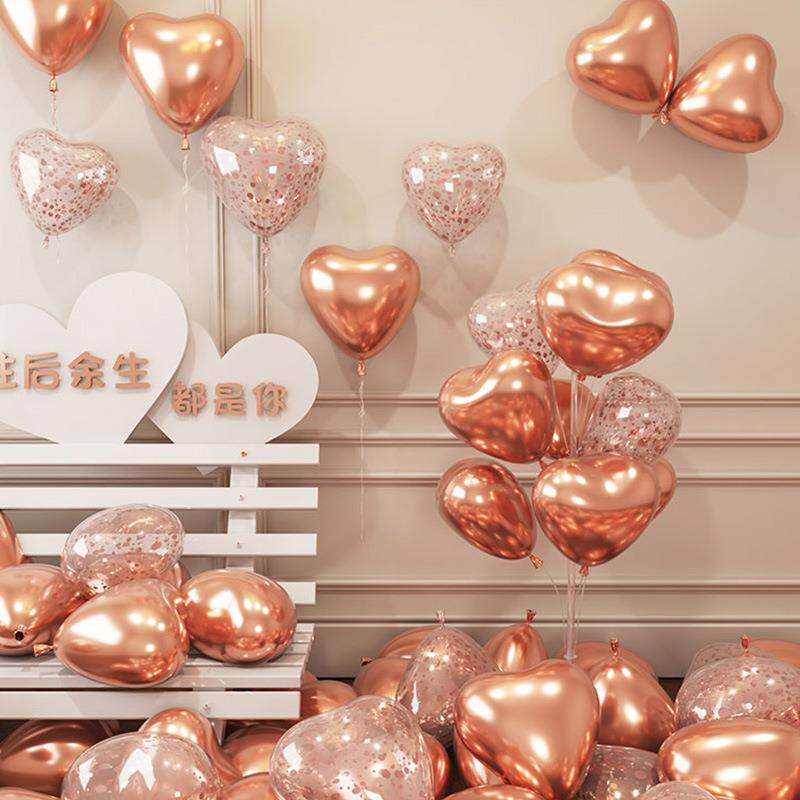 直销新款结婚婚房布置套装气球装饰婚礼女方卧室场景婚庆用品大全