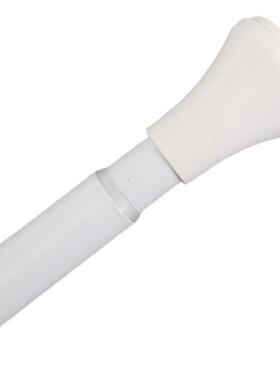 直销新款BK9K多功能免打孔白色高碳钢伸缩浴帘杆窗帘胀杆门帘撑杆