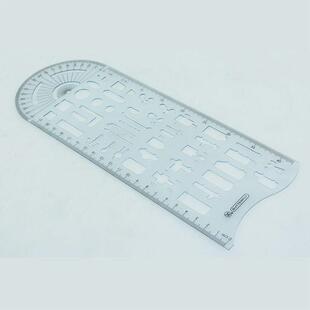 直销新款交通模板蝴蝶5508公路事故处理尺 交通尺 学生学习绘图尺