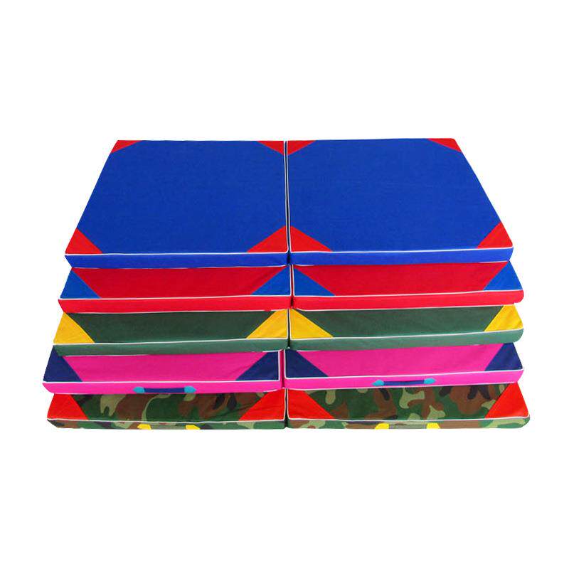 直销新款成人瑜伽垫加厚折叠坐垫多功能海绵垫 儿童舞蹈练功垫体