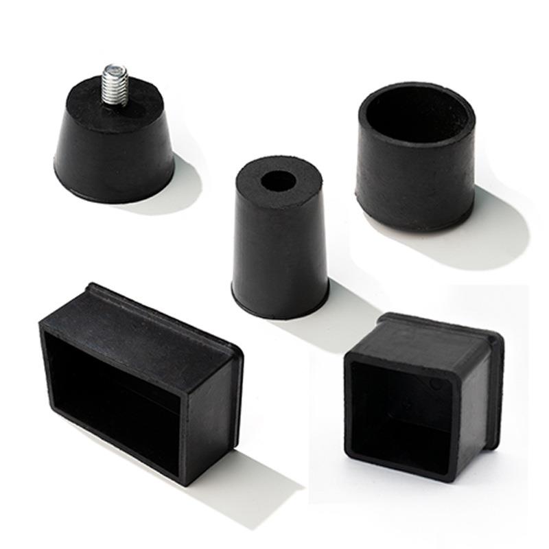 直销新款50橡胶圆外套 不锈钢圆管保护套 家具堵头脚垫 耐磨防滑