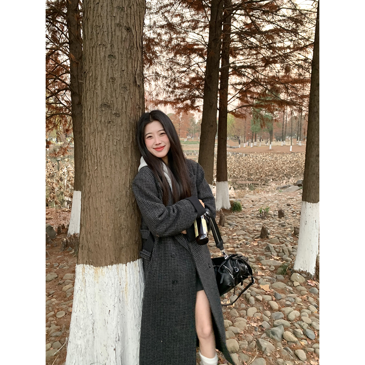 Joeyoo李乔优100羊毛毛呢大衣