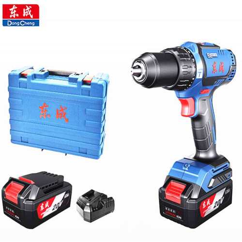 新品20V无刷双速充电式冲击电钻锂电钻18V双速充电式起子冲击电钻