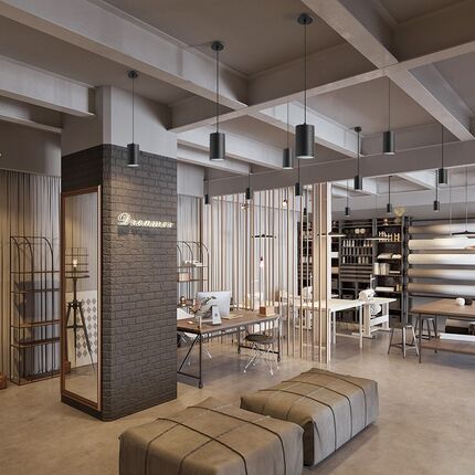 led明装吊线筒灯 免开孔吸顶式圆筒圆柱形过道餐厅办公楼商用吊灯