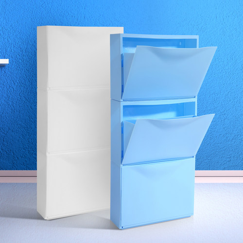 抽屉式收纳柜子储物柜塑料组装鞋架鞋柜儿童衣物玩具简易整理箱