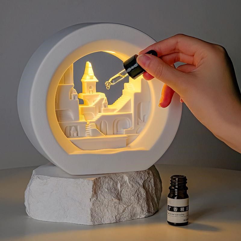 香薰灯扩香石熏香氛礼盒生日礼物送男女生朋友卧室氛围感摆件好物