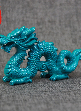 老神仙桃木龙摆件 工艺品客厅招财 旺财神龙 青龙生肖龙木质 包邮