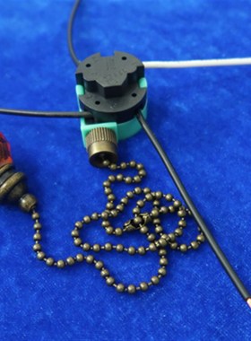 带电线吊扇电风扇灯拉线开关 三档调档控制拉绳拉链调速开关268S6