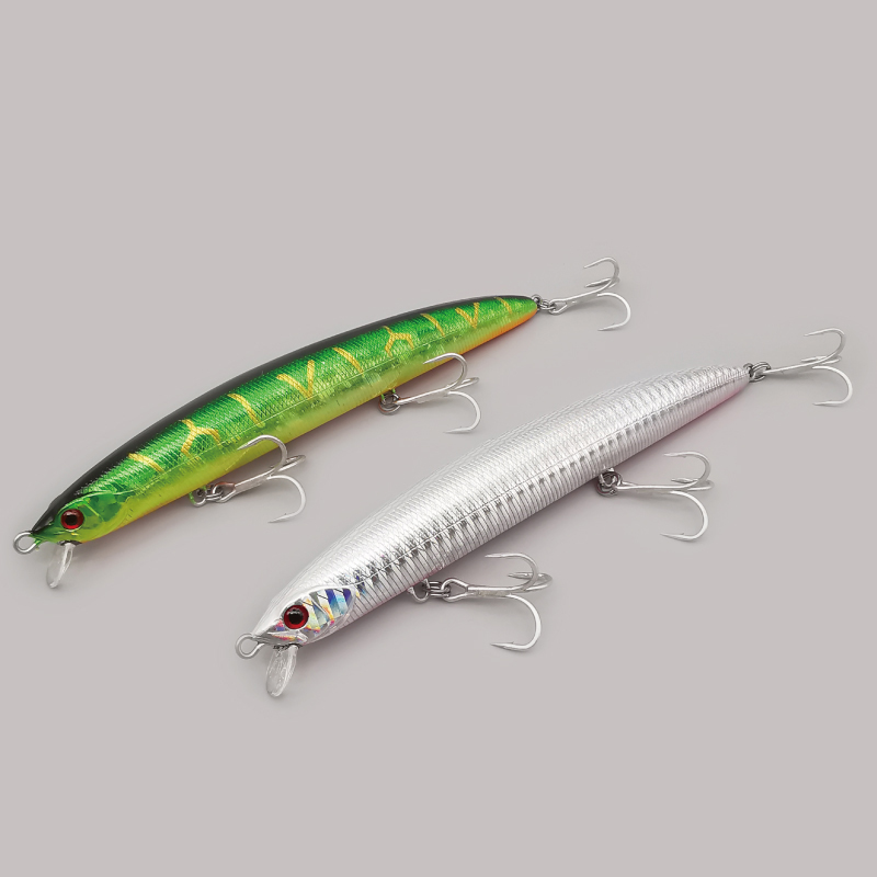 14厘米23克重力转移超远u投浮水米诺钢丝贯穿水库米翘鱤鱼海鲈海