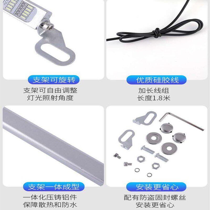 汽车led超亮倒车灯夜间辅助灯B通用外置爆闪刹车灯灯条加装牌照灯