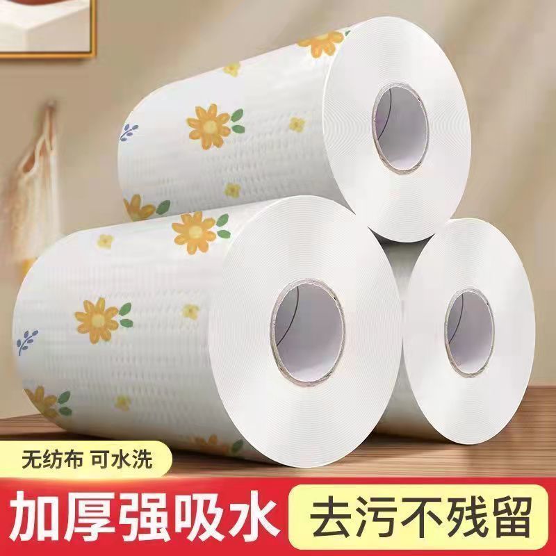 可水洗懒人f抹布一次性厨房用纸洗碗布百洁吸水吸油纸擦油纸巾