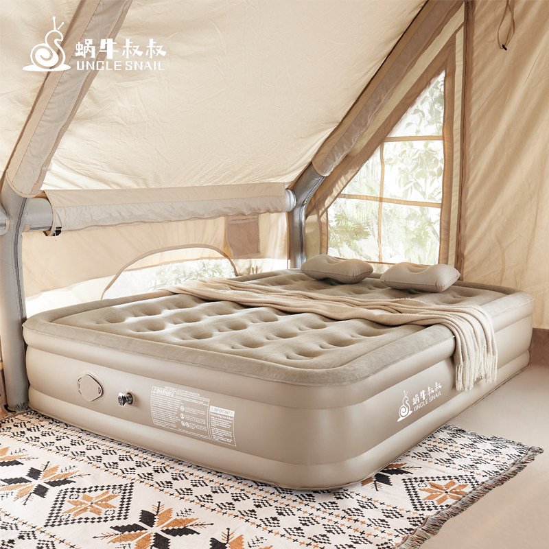蜗牛叔叔户外双人充气床懒人帐篷露营折叠床垫便携X式全自动休闲