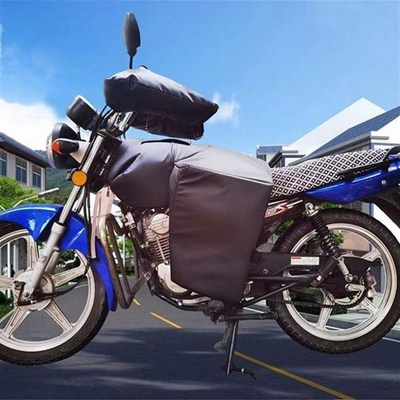 摩托车挡风罩防h雨男士冬季加绒加厚防水150三轮架子车防风被冬款