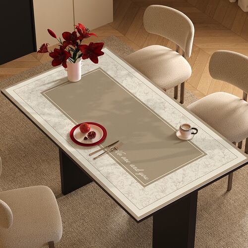 长方形桌布免洗防水防油pvc餐B桌垫隔热垫防烫耐高温客厅茶几桌垫