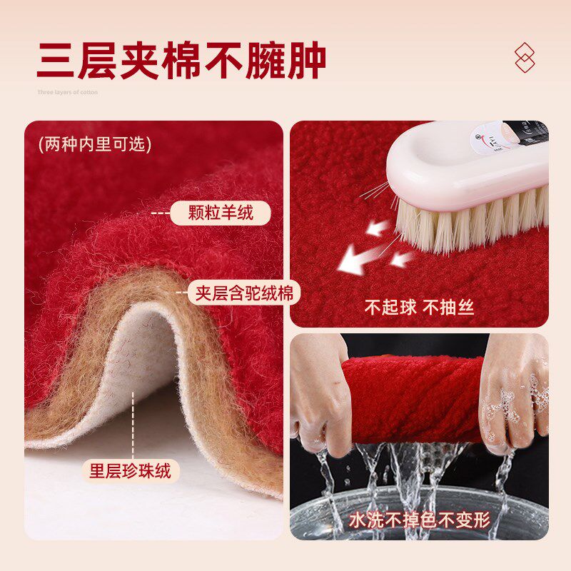 拜年服男童儿h童过年喜庆衣服冬唐装男孩新中式国风红色新年装外