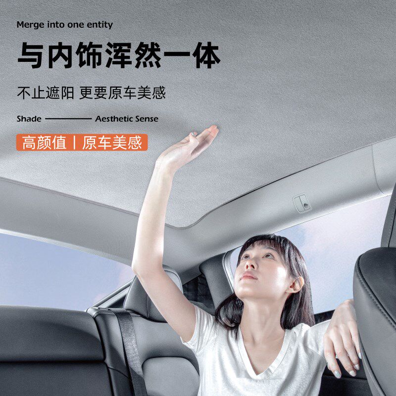 东风星海s7奕派eπ007天窗隔热挡00G8防晒用品天幕遮阳帘专用配件