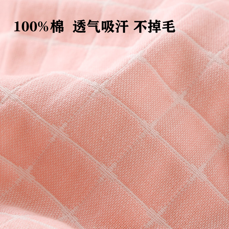 儿童纱布带帽浴袍宝m宝柔软浴巾春夏秋冬三层加密婴儿浴衣亲肤吸
