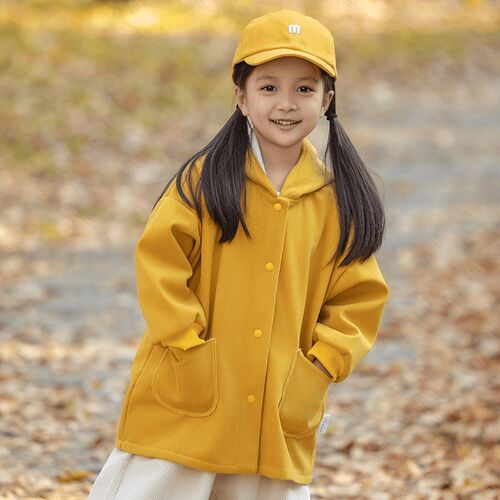儿童罩衣秋冬季加绒羽绒s服防脏护衣外套女宝宝吃饭男小孩画画围