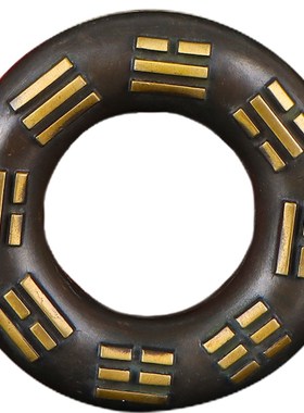 铜虎撑医铃串铃铛手把件民间乡医郎中用医手纯摇铃黄铜八卦药师铃